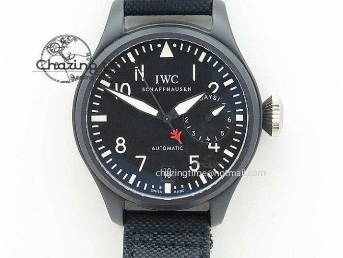 MIROTIME 0207 Top Gun Pilot Mark XVIII Limited “SFTI” M+F 1:1 Best Edition Black Dial on Green Nylon Strap A WaterResistant 7064